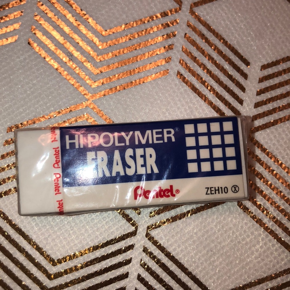Pentel Eraser white Hipolymer